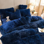 Donkerblauw / Set 150x200 cm