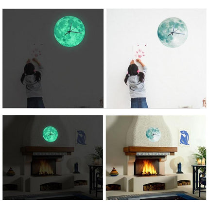 MoonLight - Verlichte Design Klok voor Sfeervolle Avonden