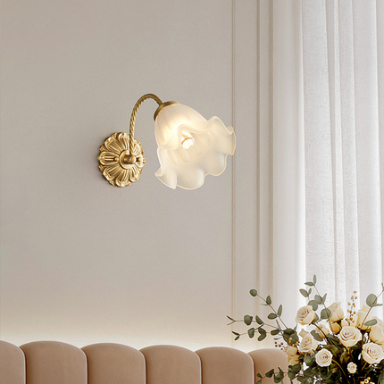 VintageGlow – Retro Glazen Wandlamp voor Sfeer