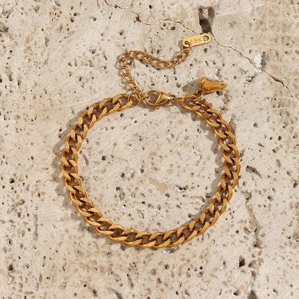 Liora Bracelets Set - Elegante Hart Armbanden