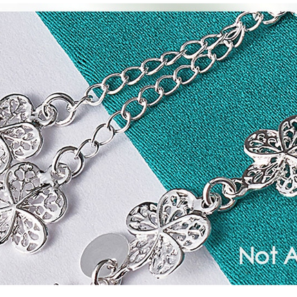 Elegante Zilveren Filigraan Armband met Unieke Schakels