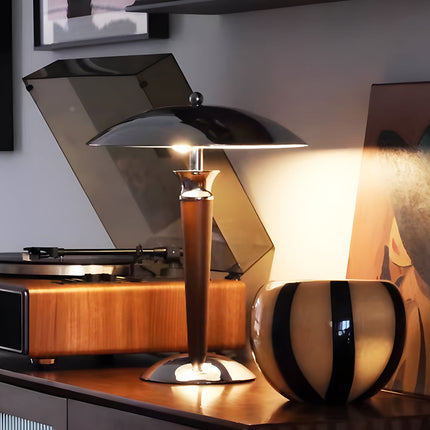 Retro Paquebot Paddenstoel Tafellamp met Dimfunctie