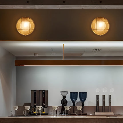 RetroGlow – Industriële Wandlamp voor Buiten