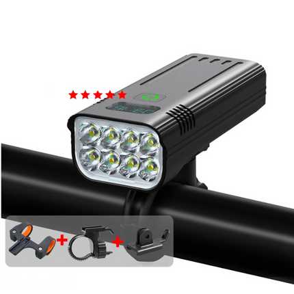 LuminousRide - Oplaadbare Fietsverlichting 5000LM