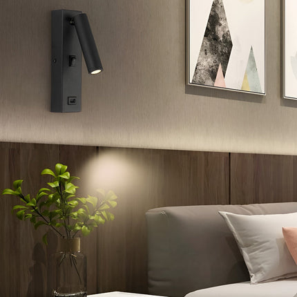ArtiLicht Luxe Wandlamp met Verstelbare LED en USB-Oplaadpoort