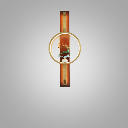 BrassGlow Wall Lamp - Elegante Messing Wandverlichting