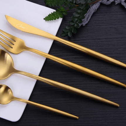 GoudenGlans - Luxe Bestekset van 20 Stuks voor Elegant Dineren