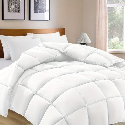Luxe Seizoensdekbed met Omkeerbaar Design en Microvezelvulling