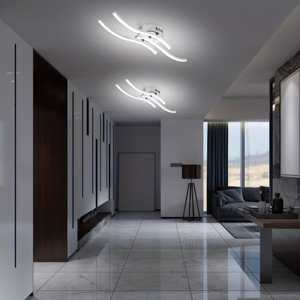 LumaCurve Light - Moderne Dimbare LED Plafondlamp