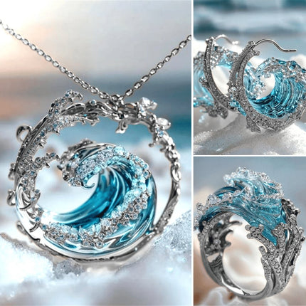 OceanSpirit Necklace - Elegante Maritieme Ketting in Goud/Zilver