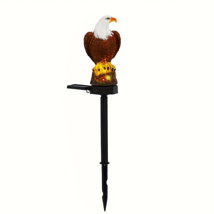 SolarGlow Eagle - Stijlvolle Zonnelamp voor Tuinverlichting