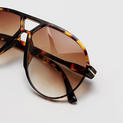 AviatorLux - Retro Oversized Zonnebril voor Stijl