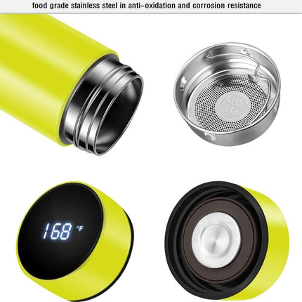 ThermoGlow - Slimme Geïsoleerde Fles met LED Display