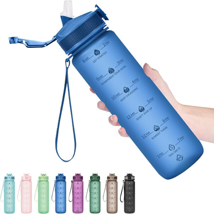 HydraBoost – Trendy Motivational Drinkfles 900ml