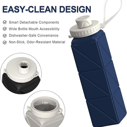 FlexiBottle – Compacte Siliconen Fles 610ml