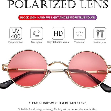 LennonShade – Retro Polarized Zonnebril voor Stijlvolle Bescherming