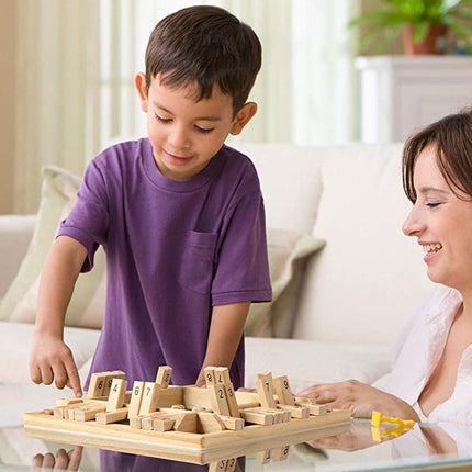 MathMagic - Interactief Houten Bordspel voor Gezinnen