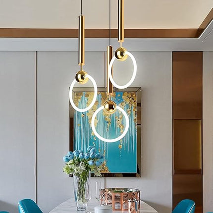 Nordic Elegance Plafondlamp - Scandinavisch LED Hanglamp