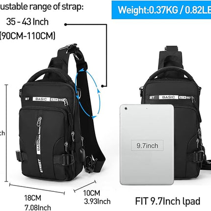 UrbanLite - Stijlvolle Crossbody Rugzak voor Dagen in de Stad