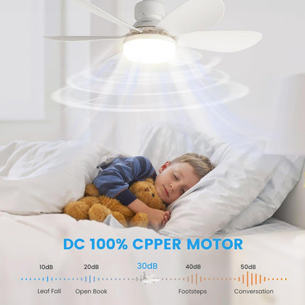 BreezeLight Fan – Verstelbare LED Plafondventilator