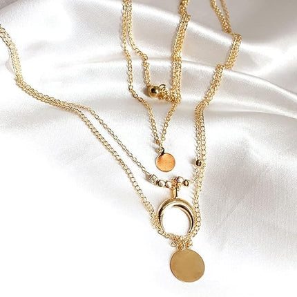 Selania - Elegante Halve Maan Ketting