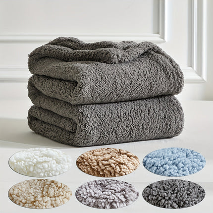 CozyWrap – Luxe Sherpa Fleece Deken voor Winterdagen