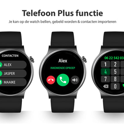 SmartFit Watch - Stijlvolle Smartwatch voor Gezondheid en Gebruik
