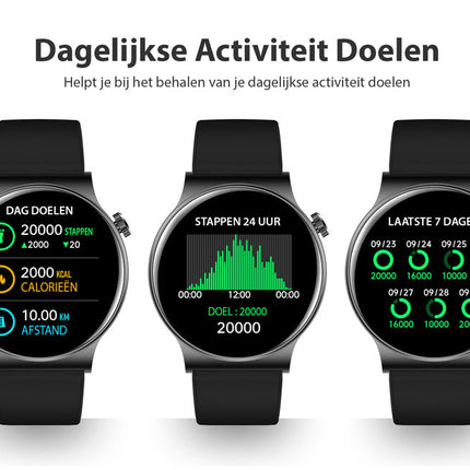 SmartFit Watch - Stijlvolle Smartwatch voor Gezondheid en Gebruik