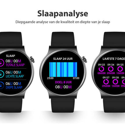 SmartFit Watch - Stijlvolle Multifunctionele Gezondheidstracker