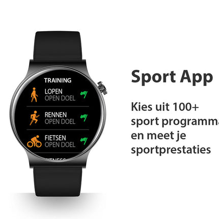 SmartFit Watch - Stijlvolle Multifunctionele Gezondheidstracker