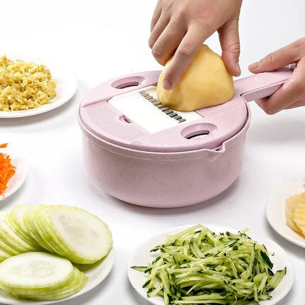 ChopMaster 3-in-1 Groentesnijder - Snijd, Hak & Snipper