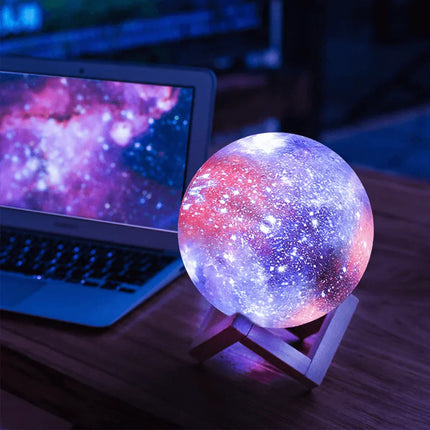 Moonbright Lamp - Dromerige Sterren Nachtlamp met Oplaadbare Touch Control