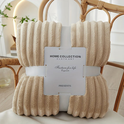 Luxe Flanel Polyester Deken – Ultiem Comfort & Warmte