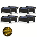 Zwart Shell Warm Licht / 4 st