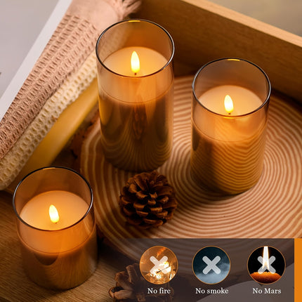 FlameFree LED Candle Set – Stijlvolle Sfeerverlichting voor Binnen en Buiten