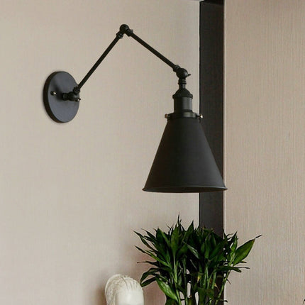 IndustrialFarm – Wandlamp in Zwart/Roest met Landelijke Stijl