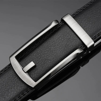 EliteSlide Belt – Luxe Leren Verstelbare Accessoire