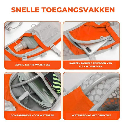 TravelLite Rugzak - Ultralichte Hydratatie met Ingebouwde Waterzak