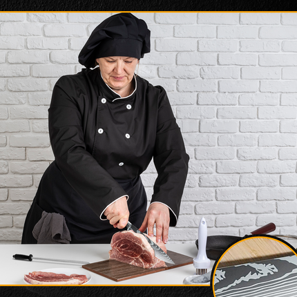 CulinaryMaster - Luxe Japanse Messen Set van 7