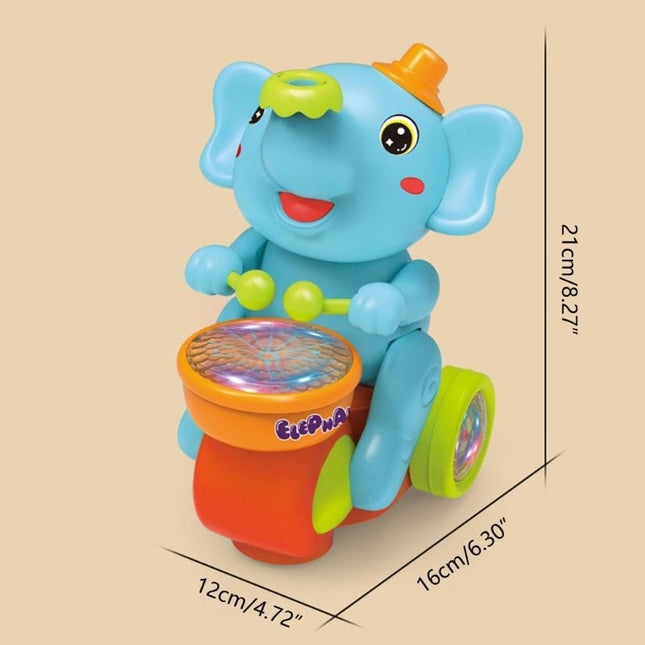 MelodyMaatje Drum Olifant - Muzikale Leerervaring voor Baby's