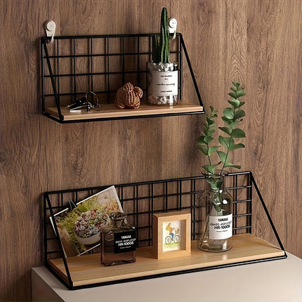 IronRack - Minimalistische Zwevende Wandplank van Ijzer