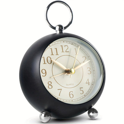 RetroTime Clock - Stijlvolle Geluidloze Wekker met Nachtverlichting