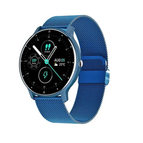 Blauwe mesh-riem