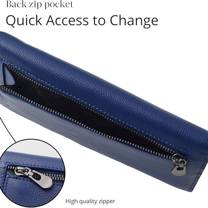Renée Wallet - Ultra-dunne RFID Leren Portemonnee