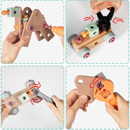ConstructiePlezier - 100-delige Gereedschapset voor Creatieve Kinderen