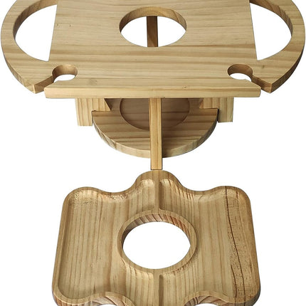 DualServe Rack – Stijlvol Tafelrek voor Fruit & Wijn