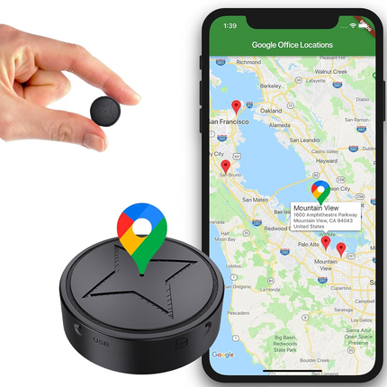 Compacte Magnetische GPS Tracker - Houd Altijd Je Waardevolle Spullen in de Gaten