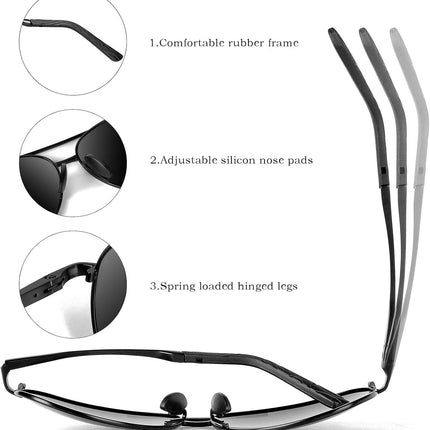 JoeyGlare - Premium Gepolariseerde Zonnebril Aviator