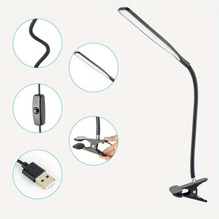 FlexiGlow - Verstelbare LED Bureaulamp met Klem