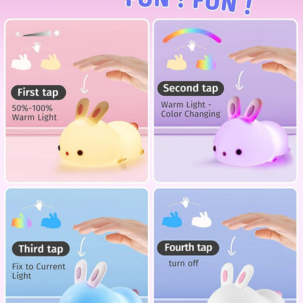 RabbitDream Nachtlamp Magisch Konijn met Kleurveranderend LED-Licht